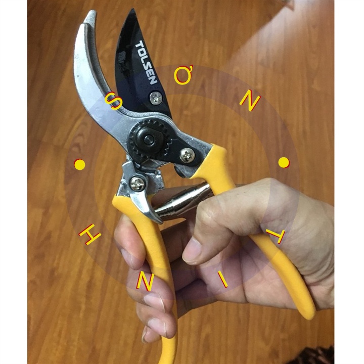 Kéo cắt cành Tolsen 31022 dùng để tỉa cây, chăm sóc vườn