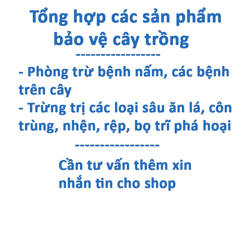 Tổng hợp các sản phẩm bảo vệ cây trồng