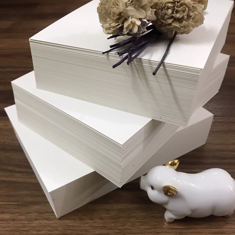 Flashcard - 50 Thẻ trắng 15x20 cm chuẩn giấy Ivory 350