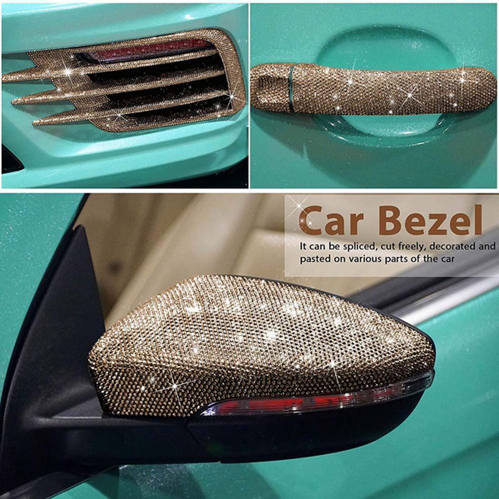 Miếng dán đính đá kim tuyến lấp lánh trang trí vật dụng độc đáo