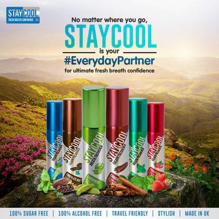 Xịt thơm miệng StayCool, xịt thơm miệng quế