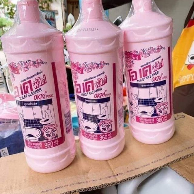 CHẤT TẨY CỰC MẠNH CHAI HỒNG OKAY SIFA 999 nước rửa sàn nhà dung dịch vệ sinh bồn cầu lavabo hóa chất tẩy rửa mạnh