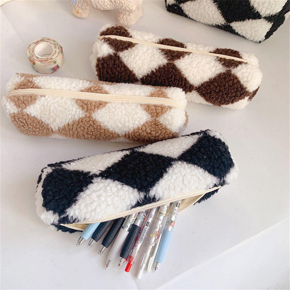PEWANY Túi Đựng Bút Bằng Flannel Cỡ Lớn Đa Năng Tiện Dụng
