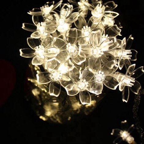 2M/4M/8M AA Battery Cherry blossom Decorative string light for Christmas New year