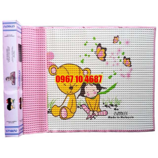 NỆM CAO SU THOÁNG MÁT CHO BÉ NHẬP KHẨU MALAYSIA