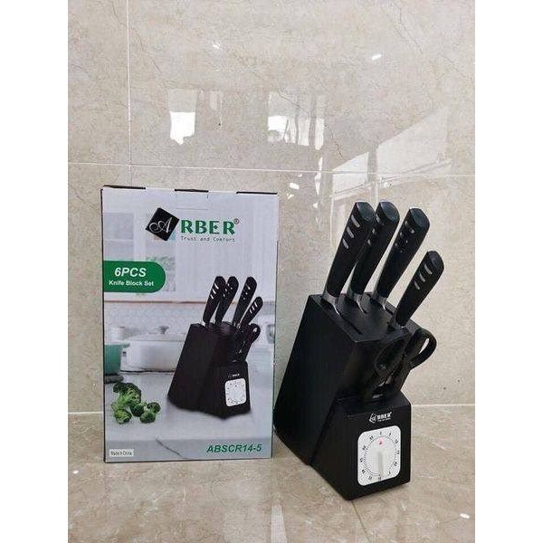 Bộ Dao 6 Món Master Thép Cao Cấp XT01 (Có giá đỡ)