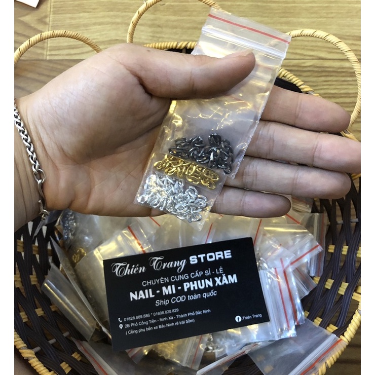 Charm xích to trang trí móng tay nail cực xinh