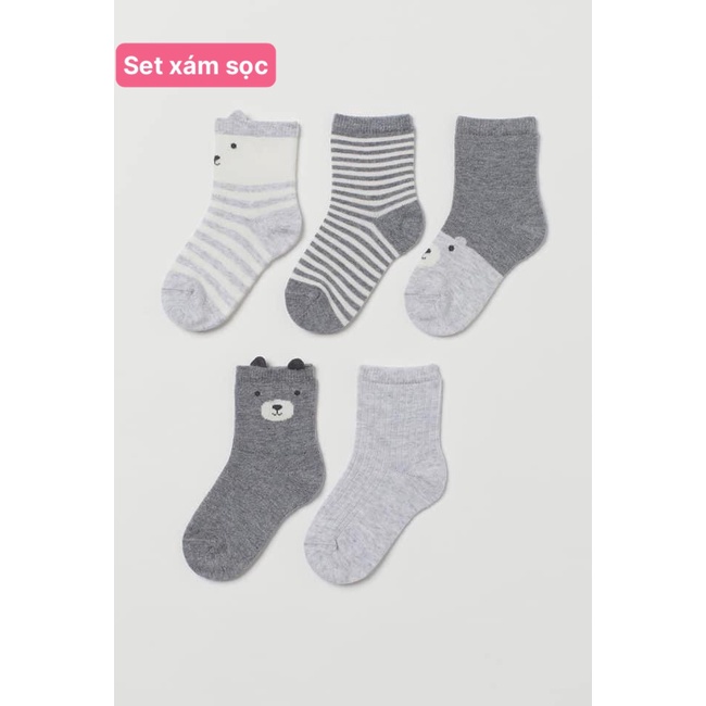 Set tất bé trai bé gái HM