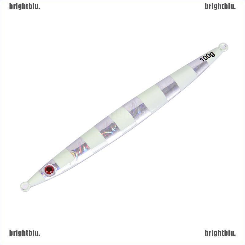 Mồi Câu Cá 100g Bằng Kim Loại Phát Sáng Độc Đáo