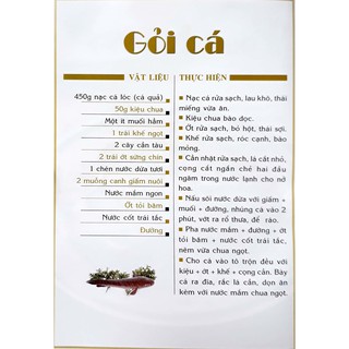 Sách Món Ăn Được Nhiều Người Yêu Thích Món Ăn Dân Dã (Quỳnh Chi)