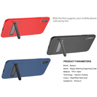 Ốp lưng iphone X, Iphone 7/8 plus Happy Watching Supporting Series hãng Baseus