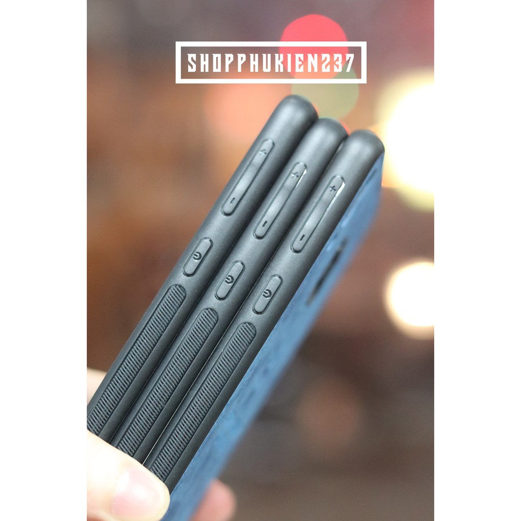 [Freeship toàn quốc từ 50k] Ốp Lưng Vải Jean Khắc Hình Nai Dành Cho Samsung Galaxy M20 Ốp Viền Dẻo Đen