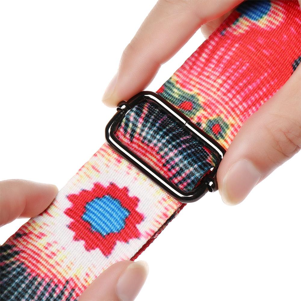 Dây Đeo Túi Xách Bằng Nylon Màu Cầu Vồng