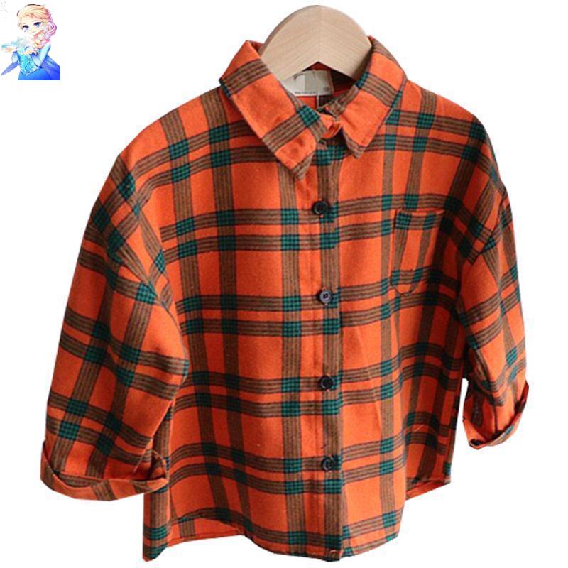 Áo Sơ Mi Tay Dài Họa Tiết Kẻ Sọc Phong Cách Phương Tây Mẫu Mới Thời Trang Xuân Thu Cho Bé Trai