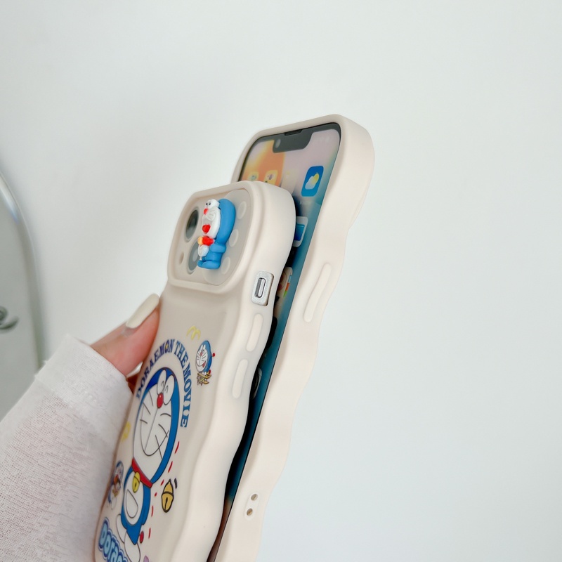 Ốp Điện Thoại Tpu In Hình Snoopy &amp; Doraemon Đáng Yêu Có Cửa Sổ Trượt Cho iPhone 12 13 11 PRO MAX XR 11 12 PRO