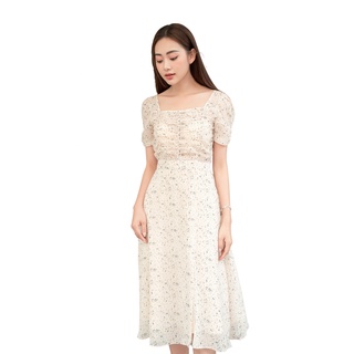 De Leah - Đầm Xòe Nhún Li Ngực - Thời trang thiết kế
