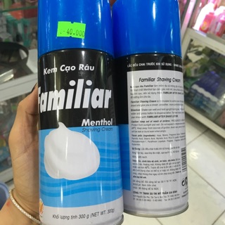 BỘT CẠO RÂU FAMILIAR 300g