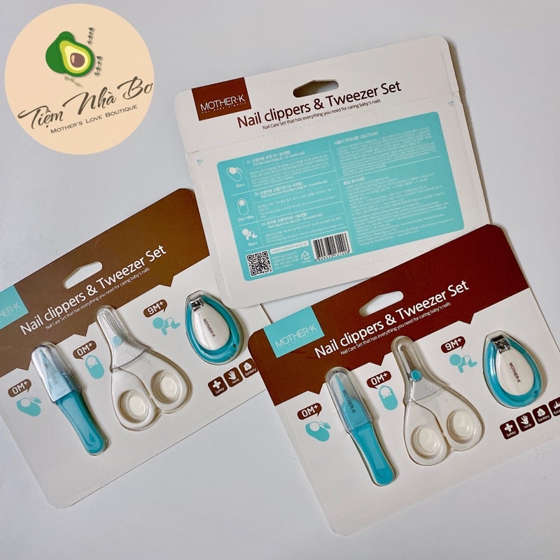 Bộ cắt móng tay Mother-K Hàn Quốc cho bé từ 0-36m , cắt móng tay cho trẻ sơ sinh