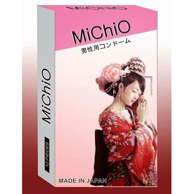 Bao cao su Gân gai siêu mỏng Michio Nhật Bản - hộp 12 chiếc