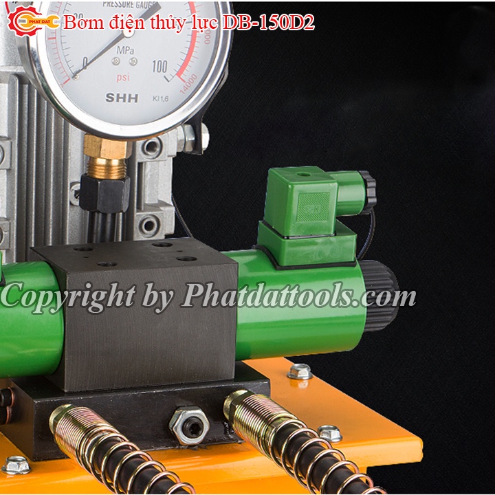 Bơm Điện Thủy Lực DB150D2-Van từ 2 đường dầu-Công suất 1500W-Bảo hành 6 tháng
