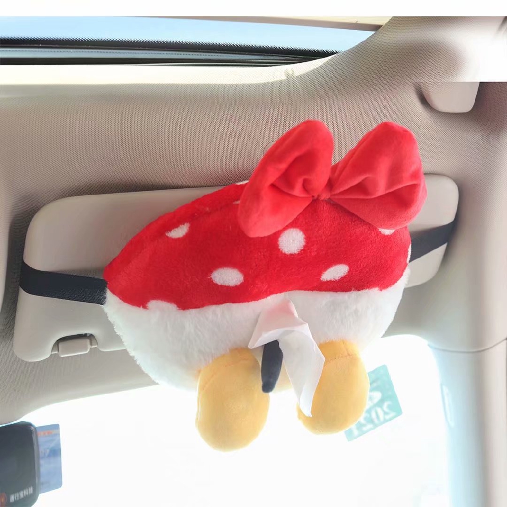 Đáng Yêu Hộp Đựng Khăn Giấy Hình Chuột Mickey Minnie Winnie Pooh Sáng Tạo Thông Dụng Cho Xe Hơi