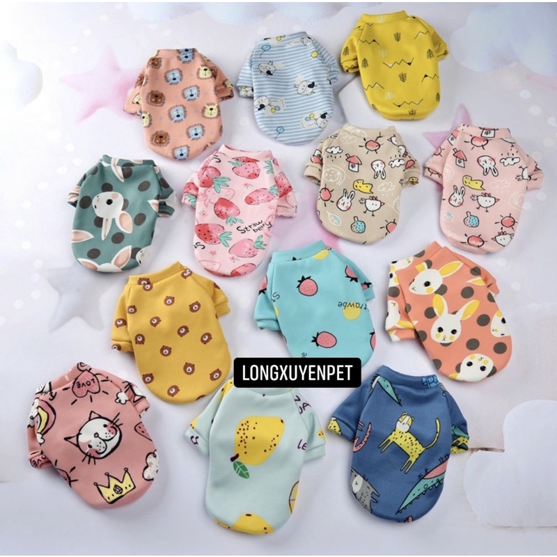[LXPET] Áo nỉ chó mèo giá rẻ