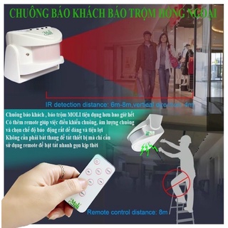 Chuông báo khách kèm remote MOLI