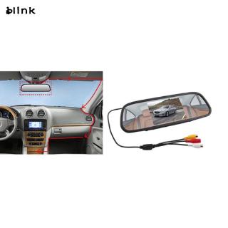 Rearview mirror camera DC 12V Parking 28.5*8.4*3.5cm Power cord Interior Replacement Accessory Monitor Reverse