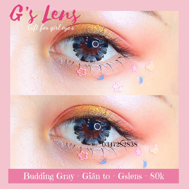 🔥9 Mẫu Lens Xám Giãn Tròng🔥