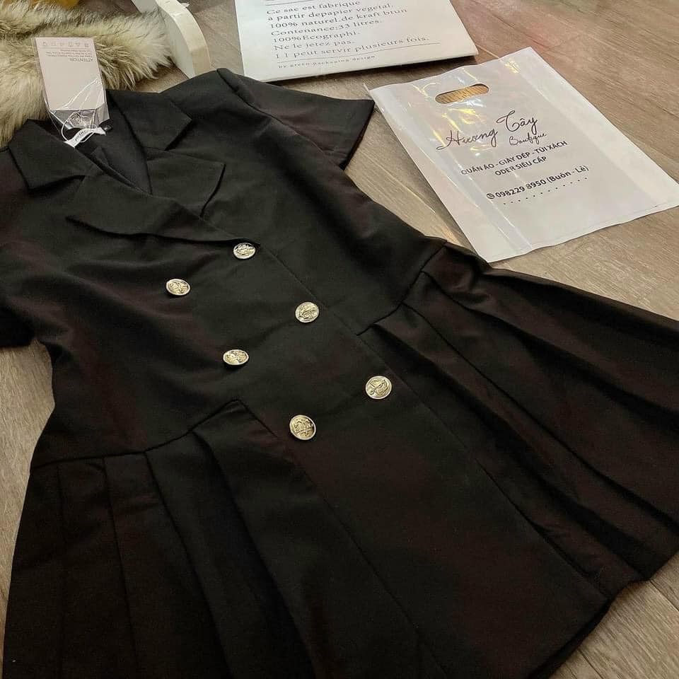 [ SẴN] Váy đen cổ vest | BigBuy360 - bigbuy360.vn