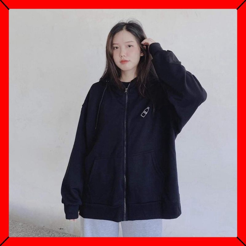 👫𝗟𝗼𝗮̣𝗶 𝗱𝗮̀𝘆🌿 ÁO KHOÁC NỈ HOODIE. ÁO HOOIDE THÊU BÌNH SỮA NAM NỮ | BigBuy360 - bigbuy360.vn
