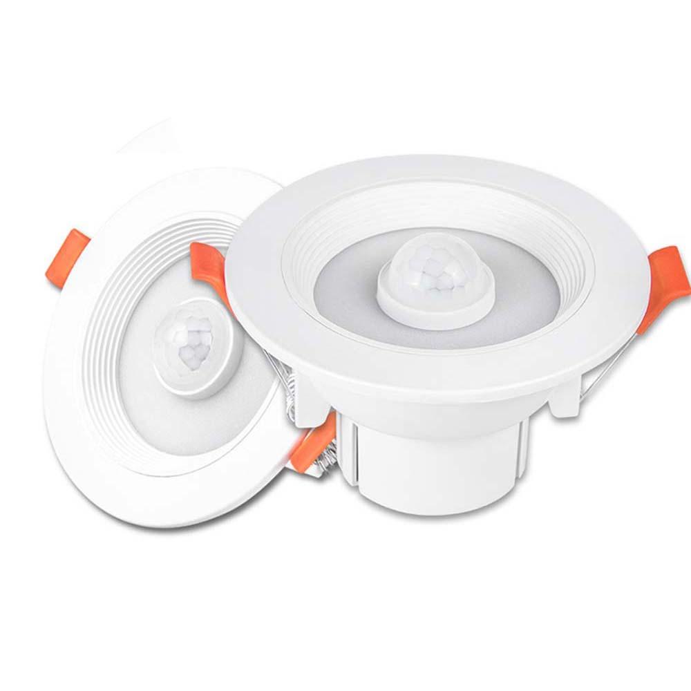Bộ Đèn LED Âm Trần Cảm Biến Chuyển Động PIR 1Bg 220V 5W 9W PIR Chất Lượng Cao