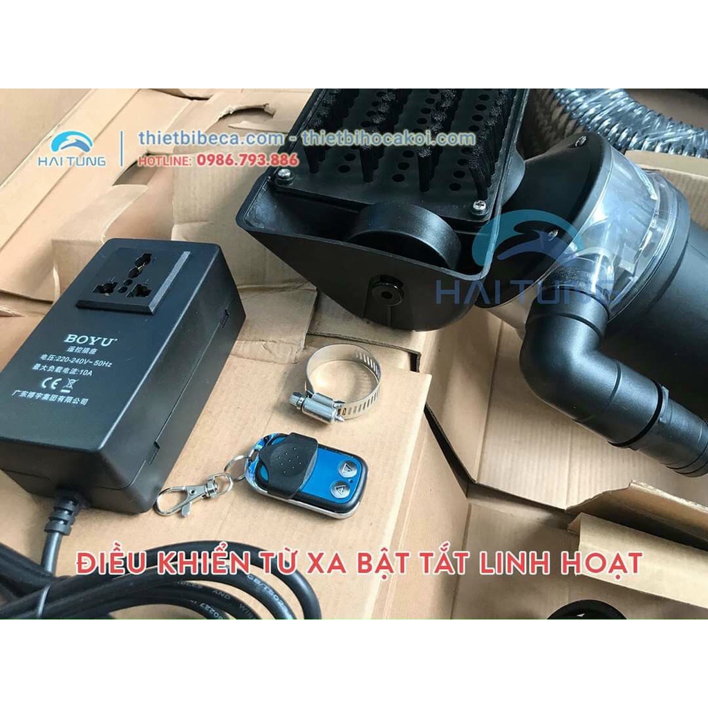 Máy Vệ Sinh Hồ Cá Koi Boyu WNQ-1 Hút Phân Cặn Bẩn Dưới Đáy Hồ Giúp Hồ Nước Sạch Hơn