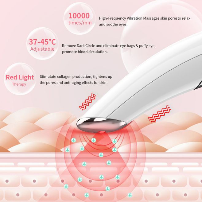 [Mã FMCGMALL - 8% đơn 250K] Máy Massage Mắt ANLAN Nén Nhiệt Giảm Nếp Nhăn Chống Lão Hóa Có Màn Hình LCD | BigBuy360 - bigbuy360.vn