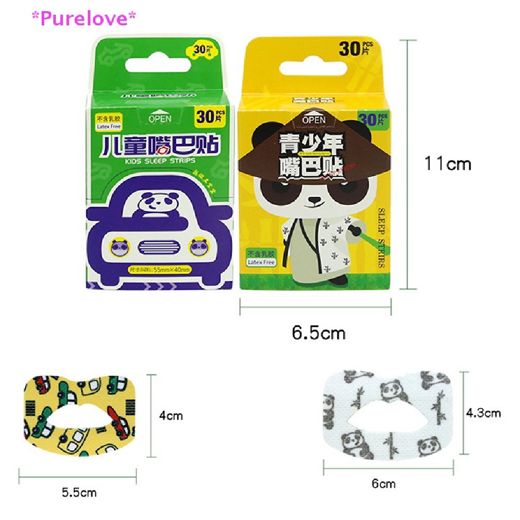 Set 30 Miếng Dán Chỉnh Sửa Miệng Khi Ngủ Tiện Dụng Mới