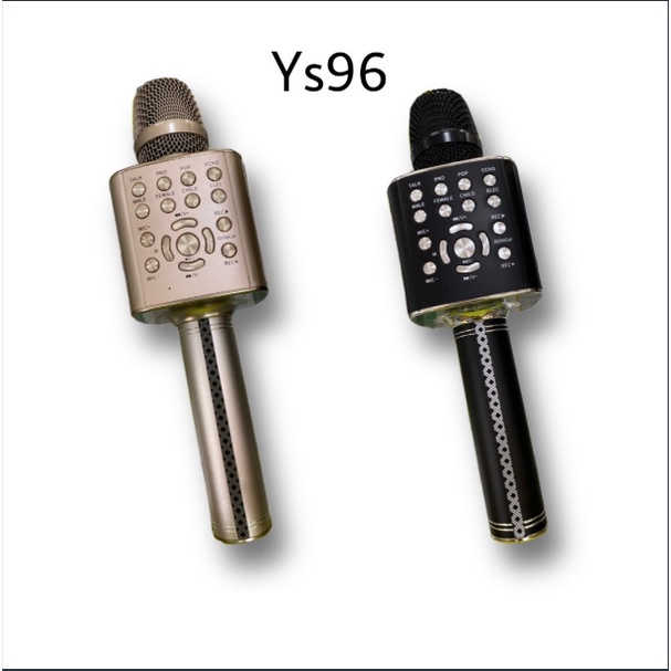 Micro Karaoke YS-96 Kèm Loa Bluetooth Cao Cấp, Micro Bluetooth 3in1 - Hiệu Chỉnh Được Bass Treble Ấn Tượng