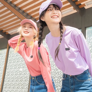 Usthebasic - Áo thun trơn tay dài Unisex Basic