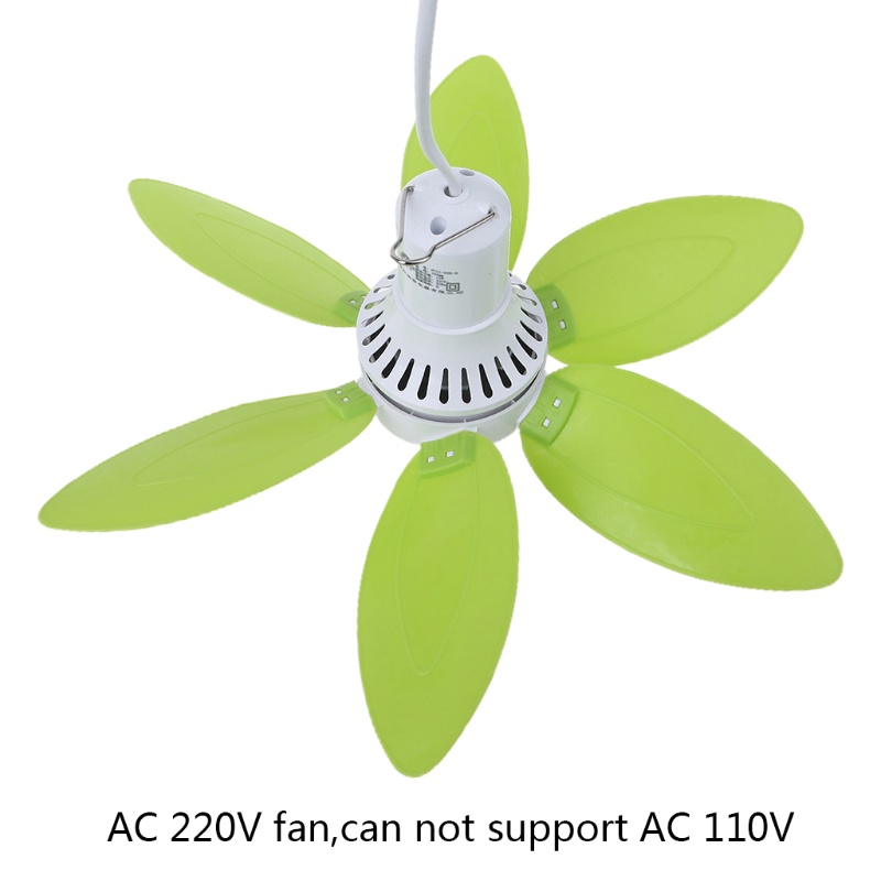 Quạt Trần 6 Cánh 180cm Cáp Nguồn 12 99inch AC 220V 15W Phích Cắm US