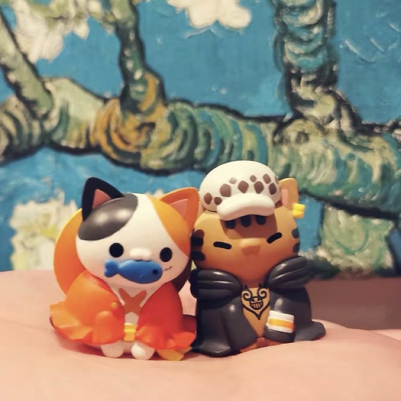 mô hình One Piece - mô hình Mèo One Piece chibi (Có clip, ảnh thật) Fx Anime Luffy Zoro Sanji Ace Sabo Nami Robin Choper