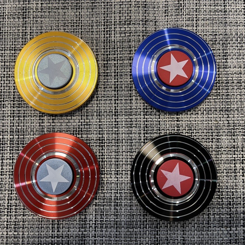 Đồ Chơi Con Quay Cao Cấp Fidget Spinner Captain America ( Đội Trưởng Mỹ ) Cực Chất