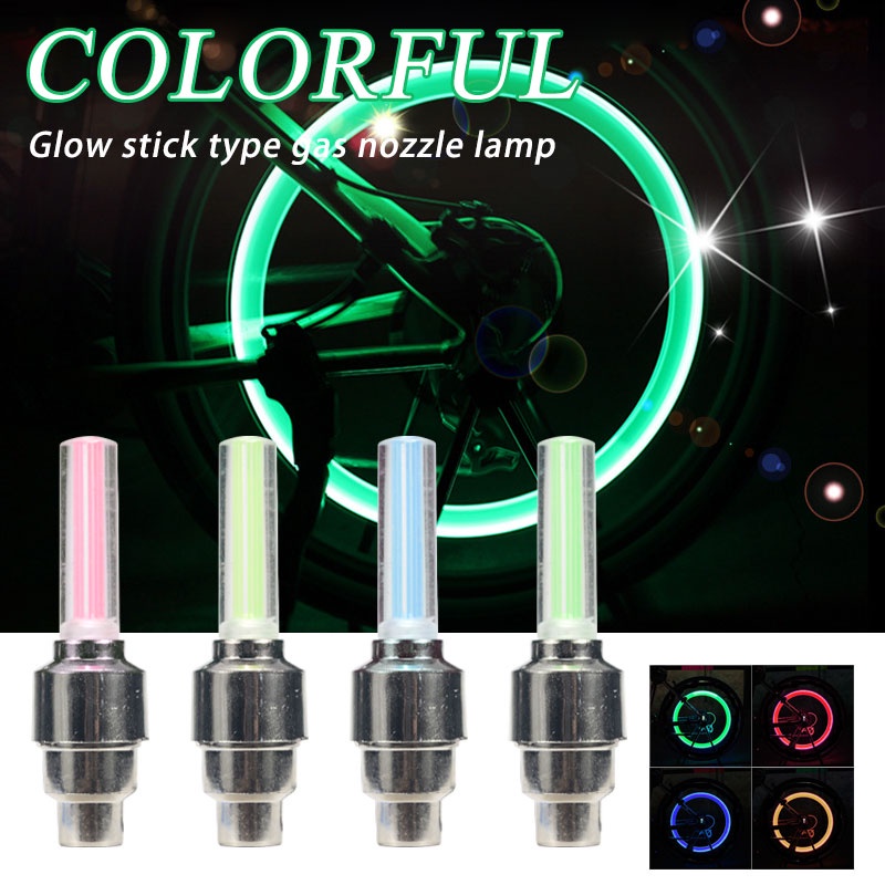 Đèn Led Gắn Van Bánh Xe Đạp/Xe Máy