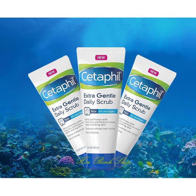 Sữa rửa mặt tẩy tế bào chết dịu nhẹ Cetaphil Extra Gentle Daily Scrub 178ml _Hàng Mỹ