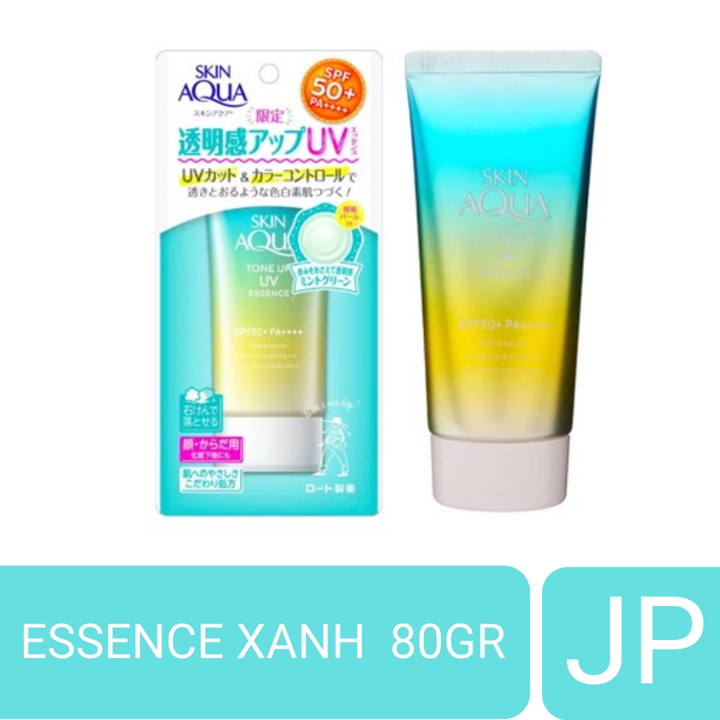 Kem chống nắng kiềm dầu nâng tông Sunplay Skin Aqua Tone Up UV Milk 80g - PP bởi Shinjiru