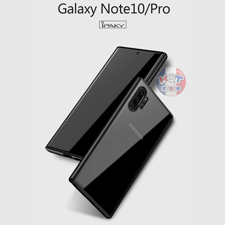 Ốp lưng trong suốt viền mỏng IPaky Bright cho Note 10 Plus / Note 10