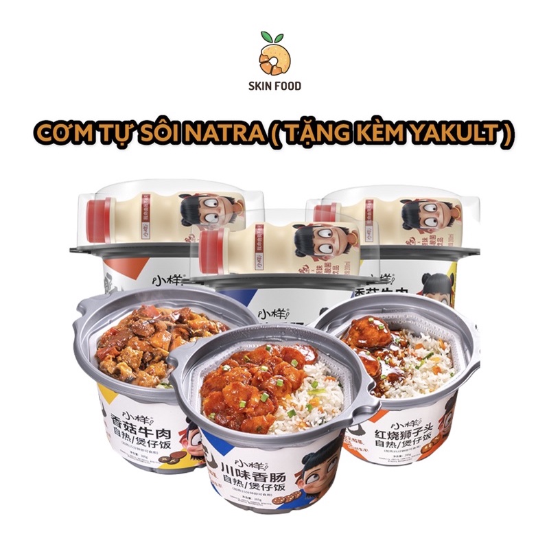 CƠM TỰ SÔI NATRA ( TẶNG KÈM YAKULT )