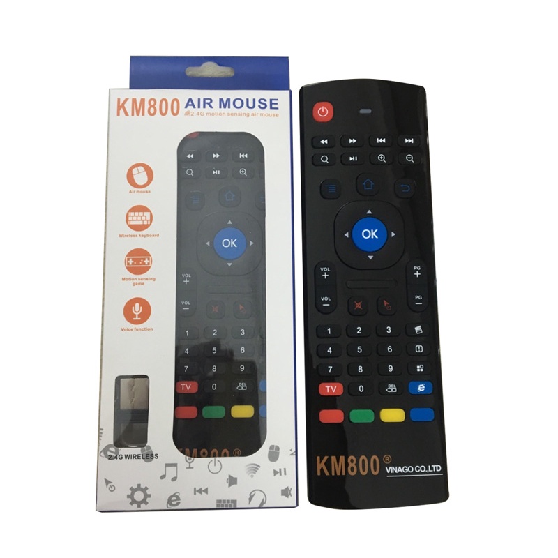 Bàn phím chuột bay KM800 (MX3) cho Android TV Box