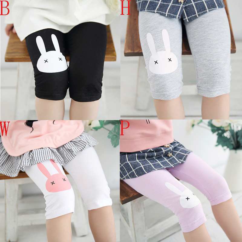 Quần legging in hình chú thỏ đáng yêu dành cho bé gái