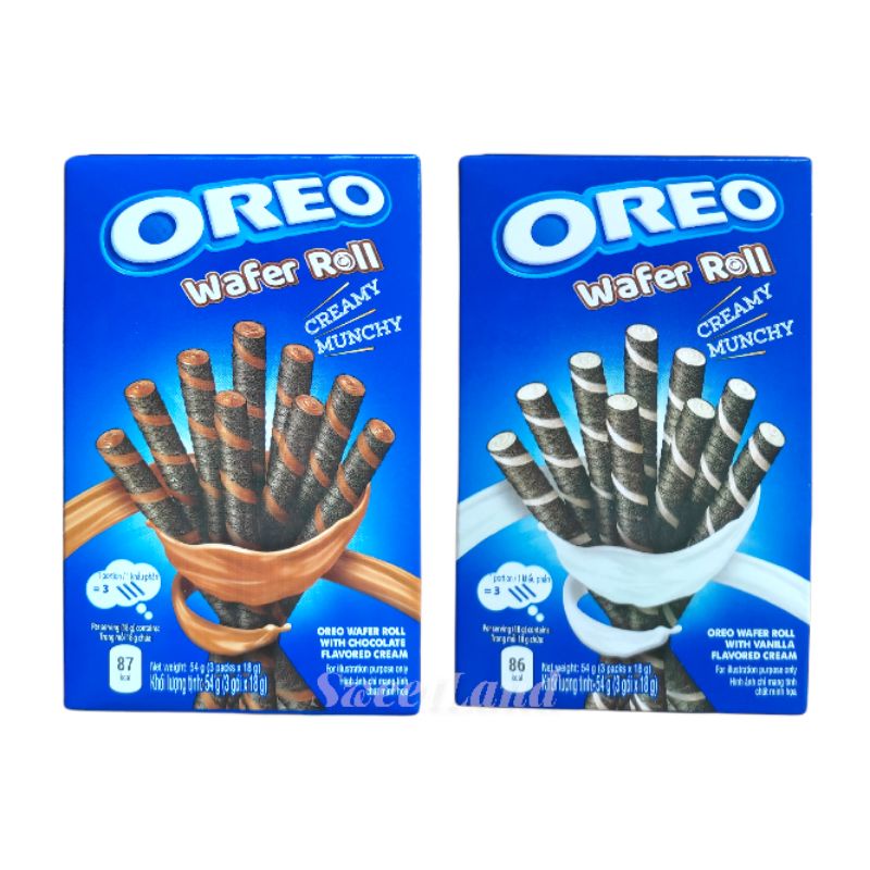 Bánh quế Oreo nhân kem hộp 54g