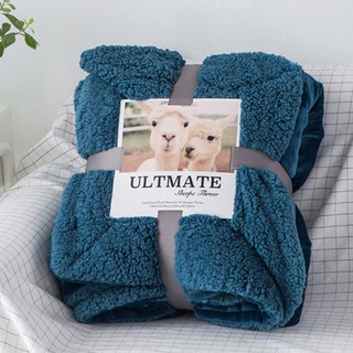 Chăn Lông Cừu Ultimate Loại Dày 2 Lớp Mới Nhất Có Sẵn, Chăn Lông Kích Thước 2mx2m3