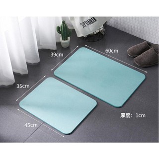 Thảm đá lau chân chùi chân dậm chân siêu thấm Nhật Bản kích thước 60x40cm